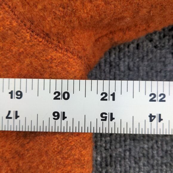 Sigrid Olsen Clothing Women's Jacket Orange Small Long Sleeve Lambswool - Picture 14 of 14